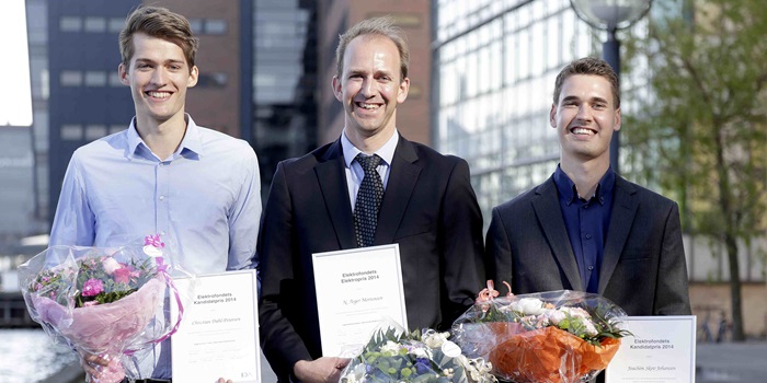 N. Asger Morten in the middle. Christian Dahl-Petersen (left) and Joachim Skov Johansen (right). Photo: Henrik Frydkjær.