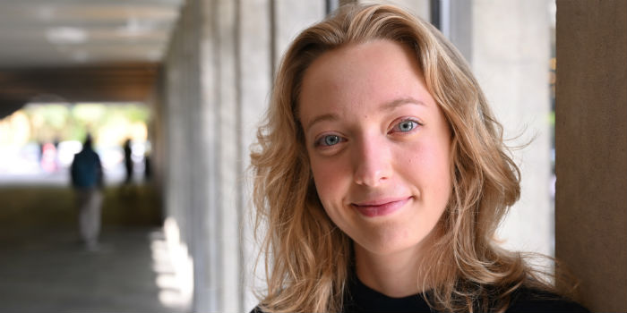 Laura Friis, studerende på DTU og ansøger til ny nye studieretning Cell Factory Engineering. Foto: Peter Aagaard Brixen.