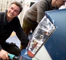 Electric Vehicle Lab at Powerlab (Risø)-Photo:Torben Nielsen